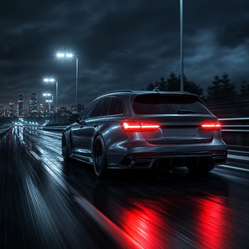 RS6 on the Motorway artwork